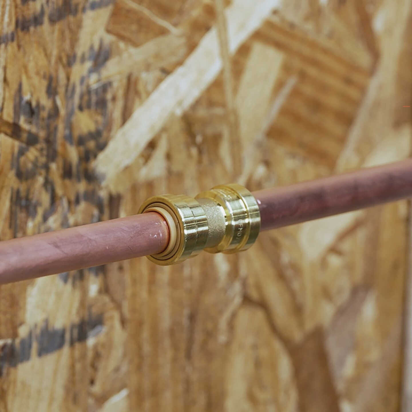 QuickFitting 3/4 In. Push-to-Connect Brass Straight Coupling Image 2