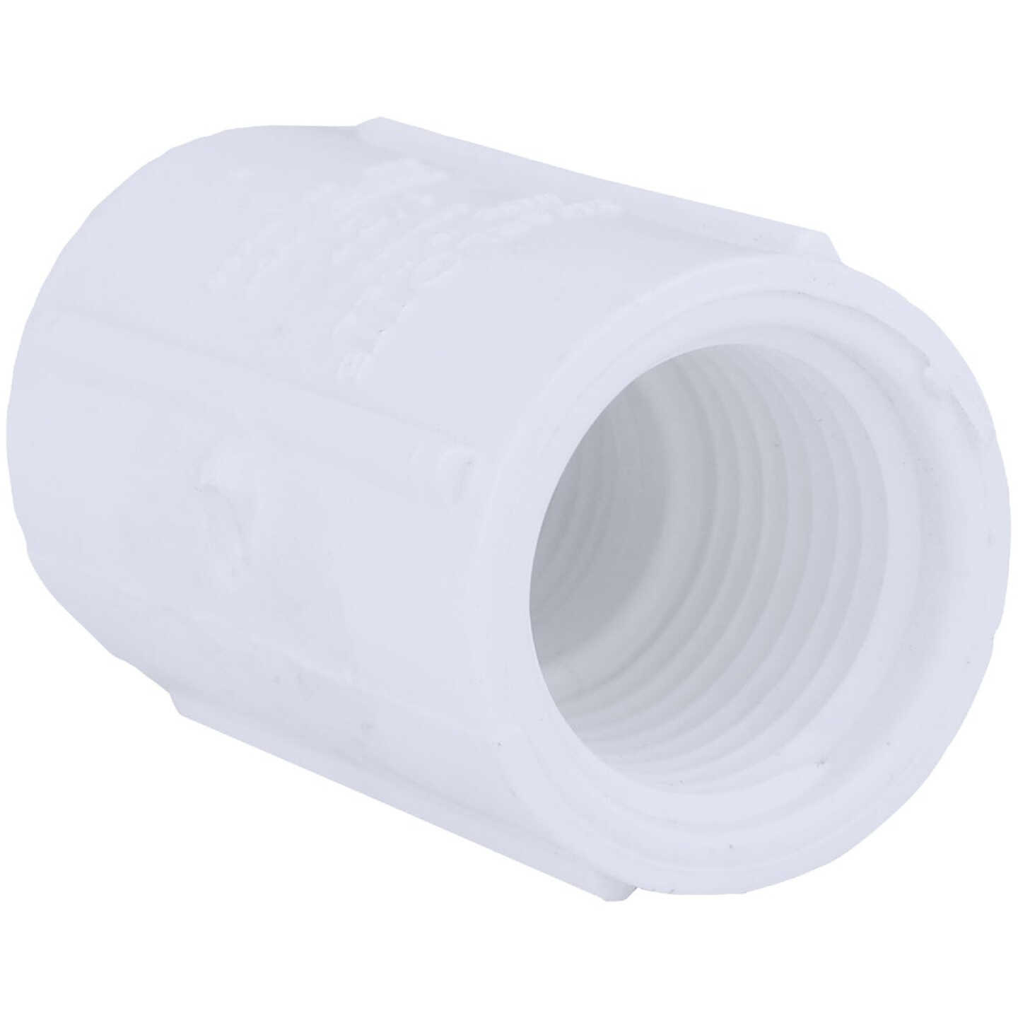 Charlotte Pipe 1 In. FIP Sch. 40 Threaded PVC Coupling Image 1