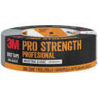 3M 1.88 In. x 60 Yd. Pro Strength Industrial & HVAC Duct Tape, Gray Image 1