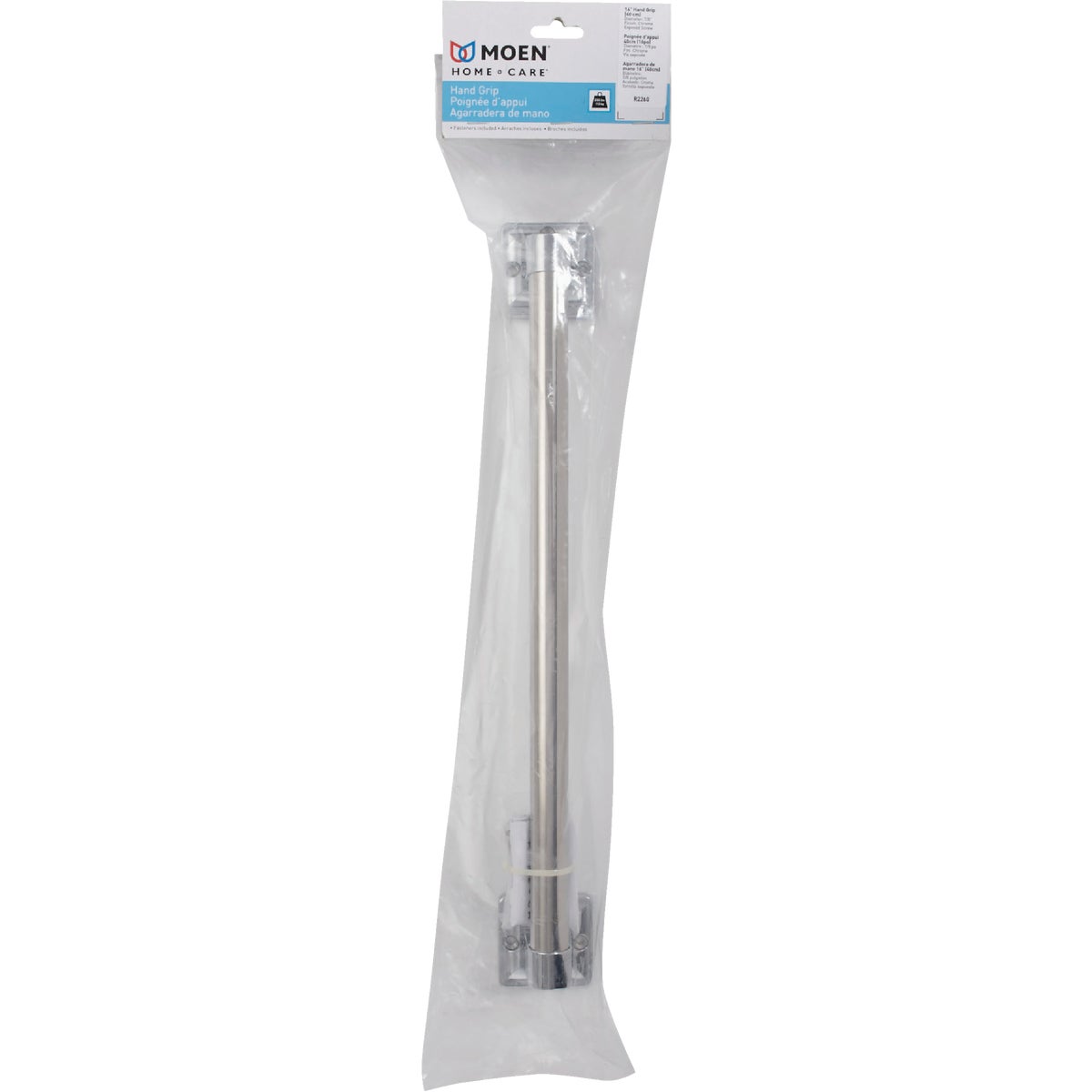 Moen Home Care 16 In. Exposed Screw Grab Bar, Chrome Image 2