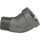 Anvil 1 In. 45 Deg. Street Malleable Black Iron Elbow (1/4 Bend) Image 1