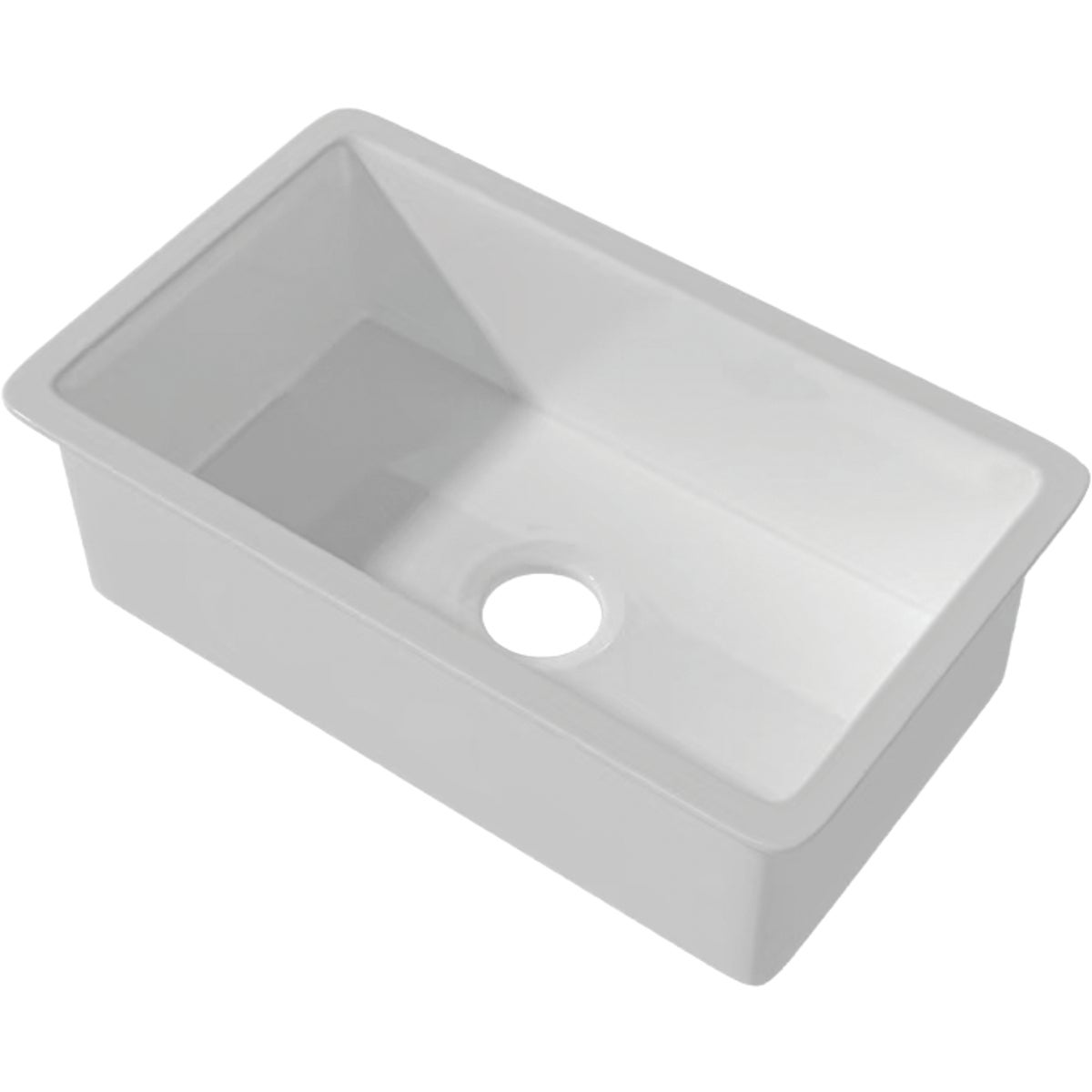 Common Goods 33 In. x 20 In. x 10 In. Single Bowl Flat Front Kitchen Sink