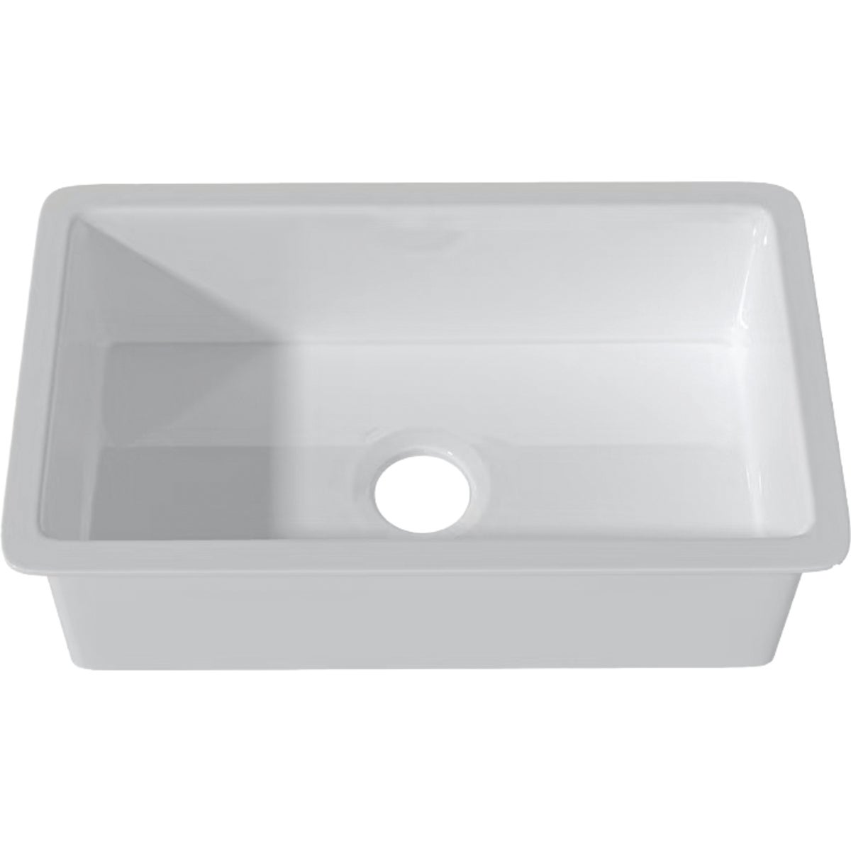 Common Goods 33 In. x 20 In. x 10 In. Single Bowl Flat Front Kitchen Sink Image 2