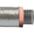 Imperial 6 In. I.D. x 25 Ft. R6.0 Silver Jacket Flexible Insulated Ducting Image 3