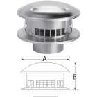 SELKIRK RV 6 In. x 12 In. x 6-1/4 In. Gas Vent Cap Image 1