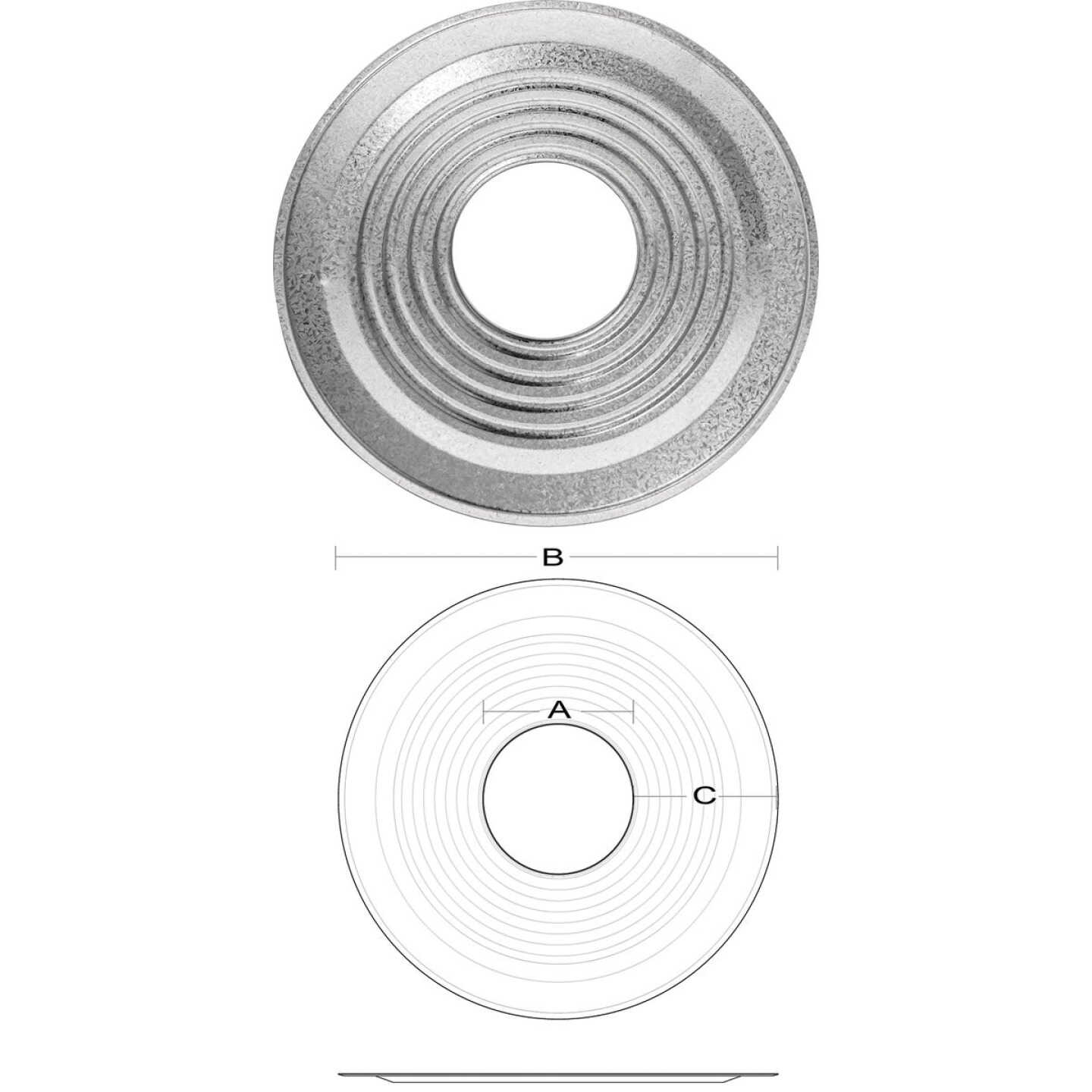 SELKIRK RV 3 In. x 3-3/4 In. x 8-1/2 In. Gas Vent Collar Image 1