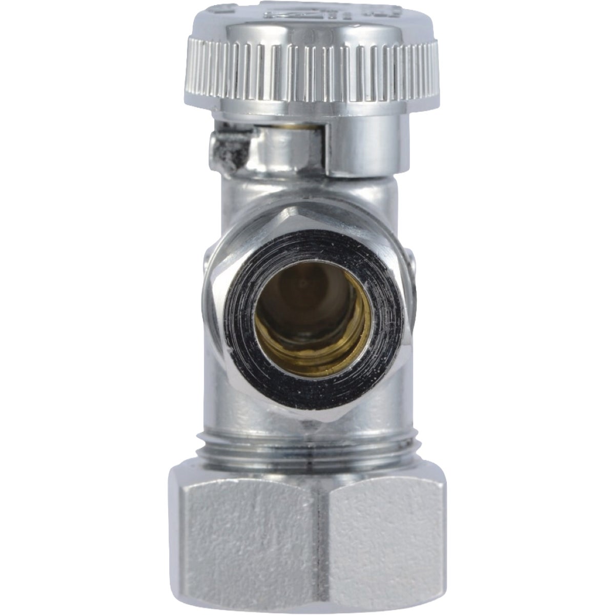 SharkBite 1/2 In. Compression x 3/8 In. Compression Quarter Turn Angle Valve Image 2