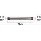 Southland 1 In. x 72 In. Carbon Steel Threaded Galvanized Pipe Image 2