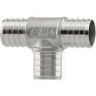 PlumbEeze 1 In. Stainless Steel PEX-B Tee Image 1