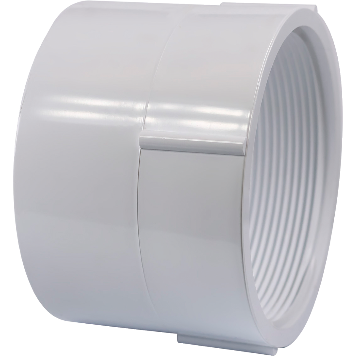 Charlotte Pipe 4 In. Hub x 4 In. FPT Schedule 40 DWV PVC Adapter