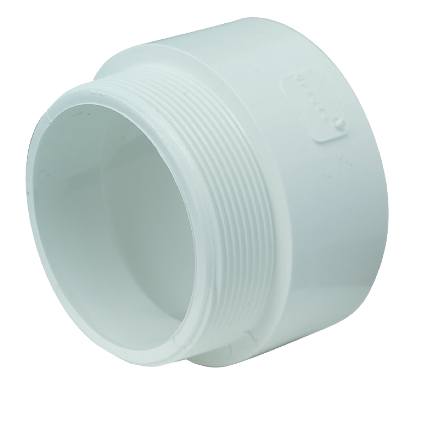 Charlotte Pipe 4 In. Hub x 4 In. MIP Schedule 40 DWV PVC Adapter Image 1