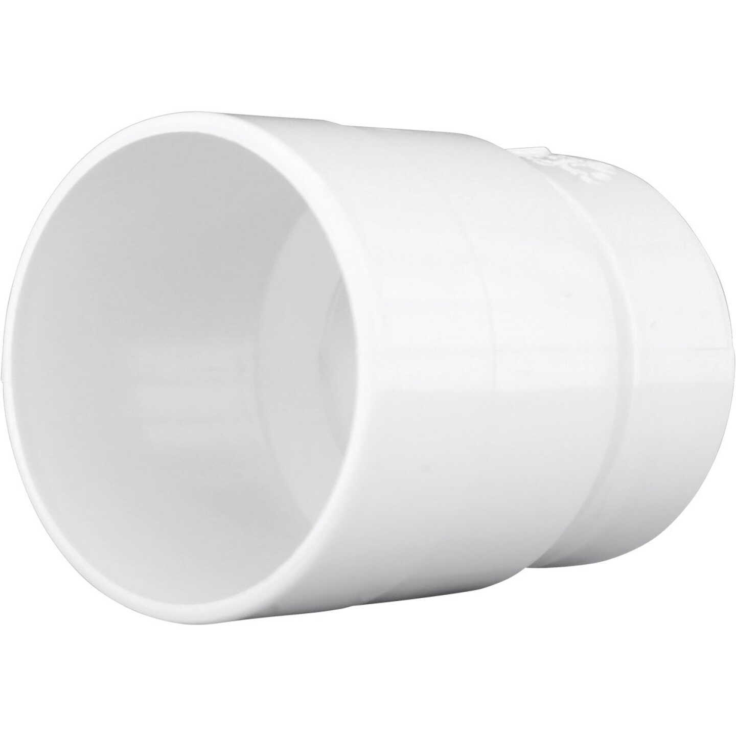 Charlotte Pipe 4 In. CI Spigot x 3 In. DWV Hub Schedule 40 PVC Adapter Image 1