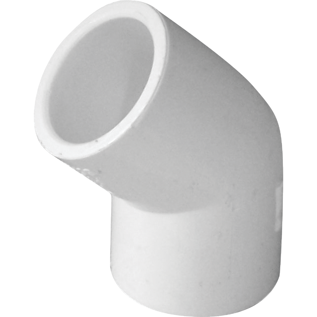 Charlotte Pipe 4 In. Slip x Slip Schedule 40 45 Deg. PVC Elbow (1/8 Bend)