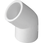 Charlotte Pipe 4 In. Slip x Slip Schedule 40 45 Deg. PVC Elbow (1/8 Bend) Image 1