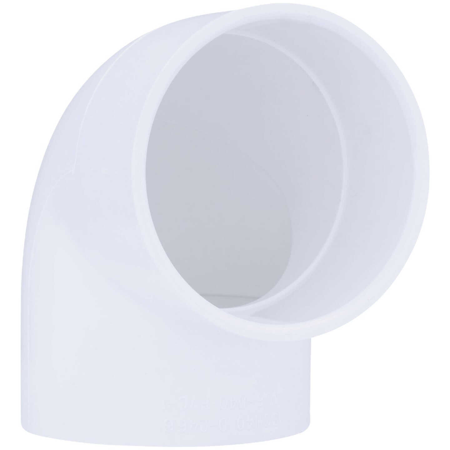 Charlotte Pipe 4 In. Slip x Slip Schedule 40 90 Deg. PVC Elbow (1/4 Bend) Image 1