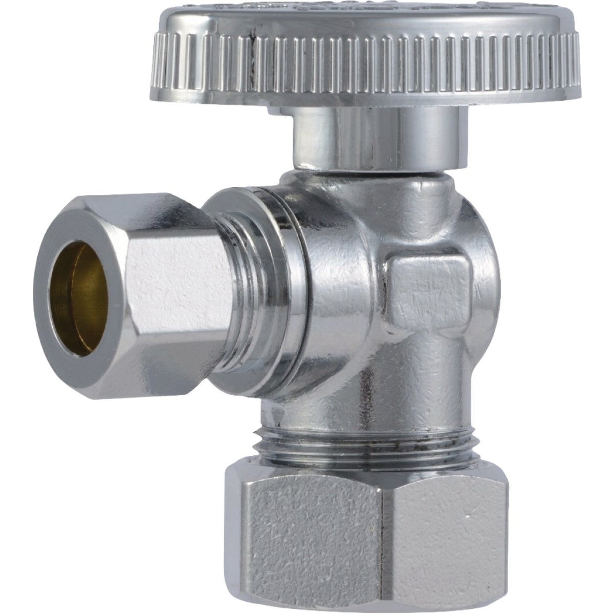 SharkBite 1/2 In. Compression x 3/8 In. Compression Quarter Turn Angle Valve (4-Pack) Image 2