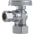 SharkBite 1/2 In. Compression x 3/8 In. Compression Quarter Turn Angle Valve (4-Pack) Image 2