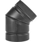 SELKIRK VP Pellet Pipe 3 In. x 3-7/16 In. x 45 deg Pellet Stove Pipe Elbow Image 1
