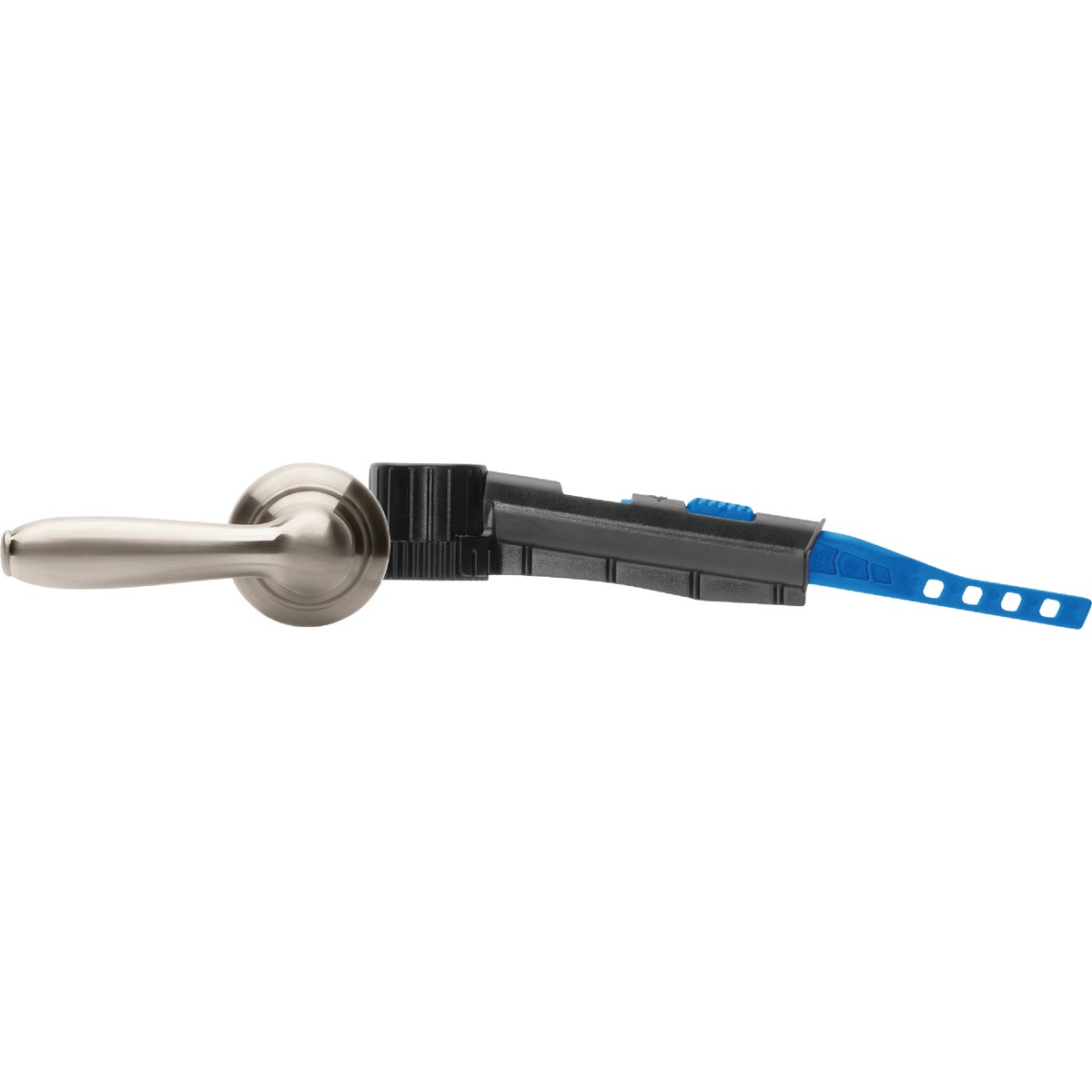 Fluidmaster Perfect Fit Premium Brushed Nickel Tank Lever with Plastic Telescoping Arm