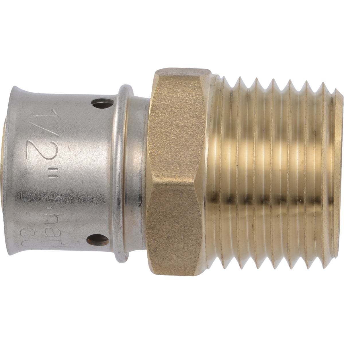 SharkBite 3/4 In. x 3/4 In. FNPT PEX Press Brass Adapter Image 5