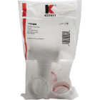 Keeney 1-1/2 In. White Polypropylene Center Outlet Tee Image 1