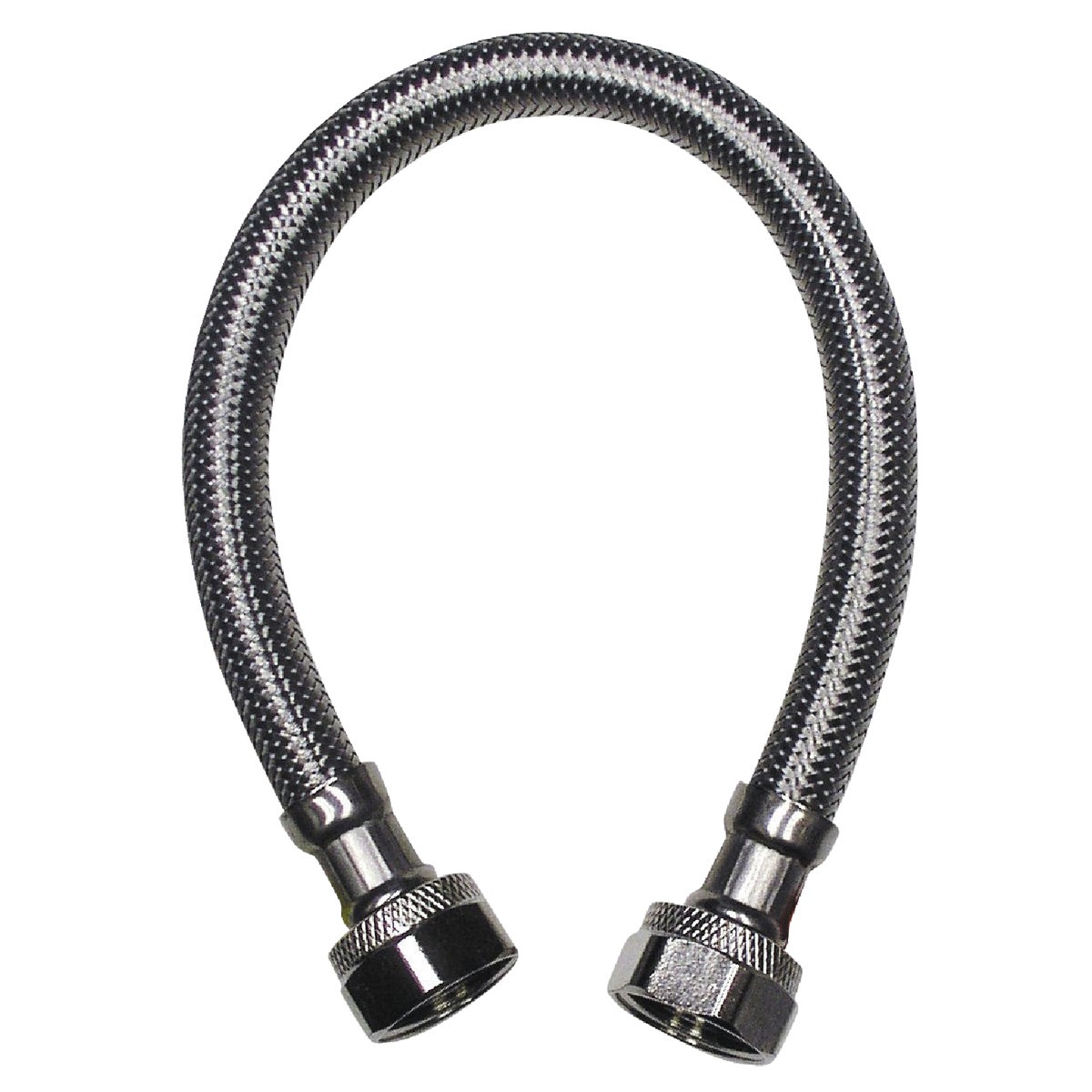 Do it Best 1/2 In. F X 1/2 In. F X 48 In. L. Braided Stainless Steel Faucet Supply Line