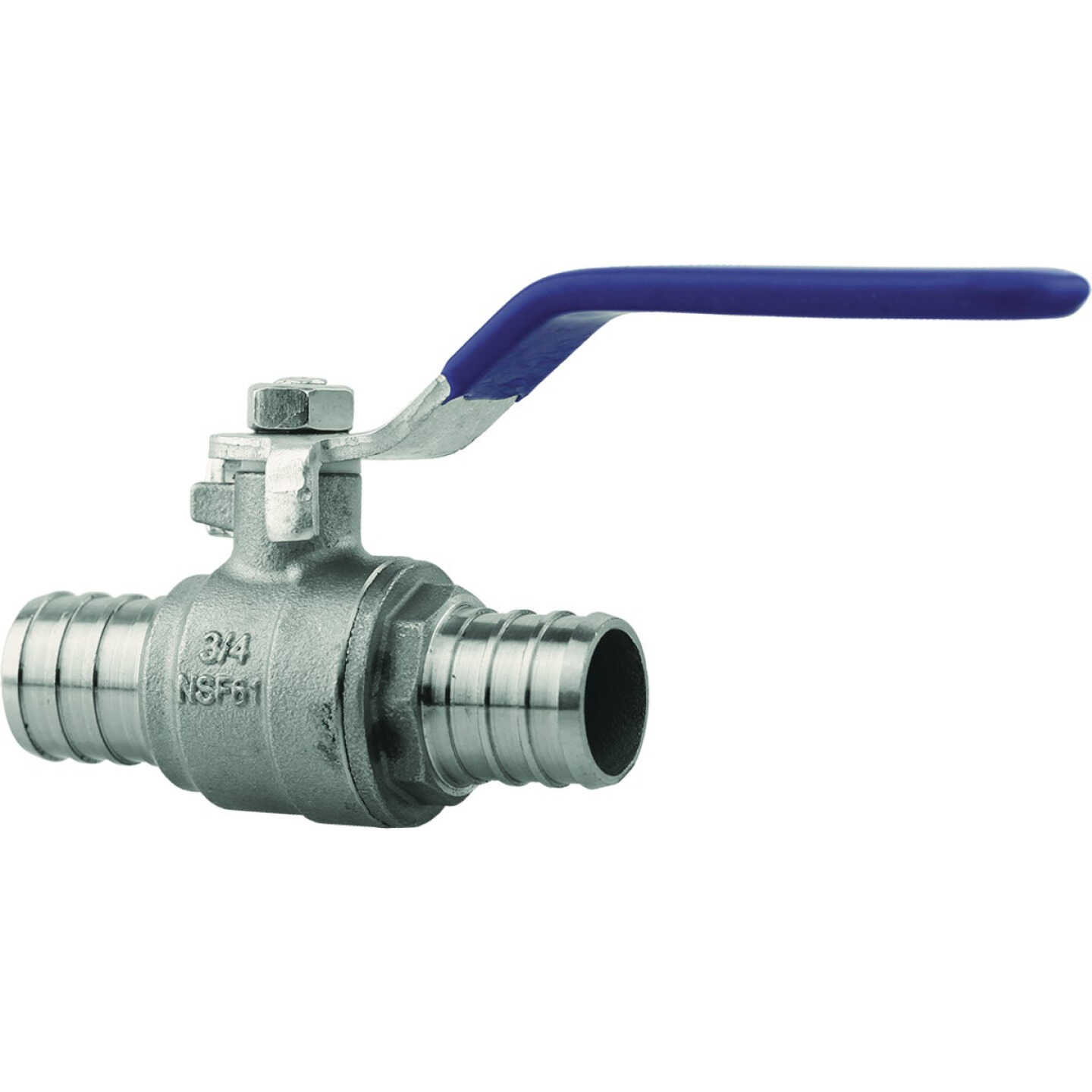 Plumbeeze 3/4 In. Stainless Steel PEX Ball Valve Image 1