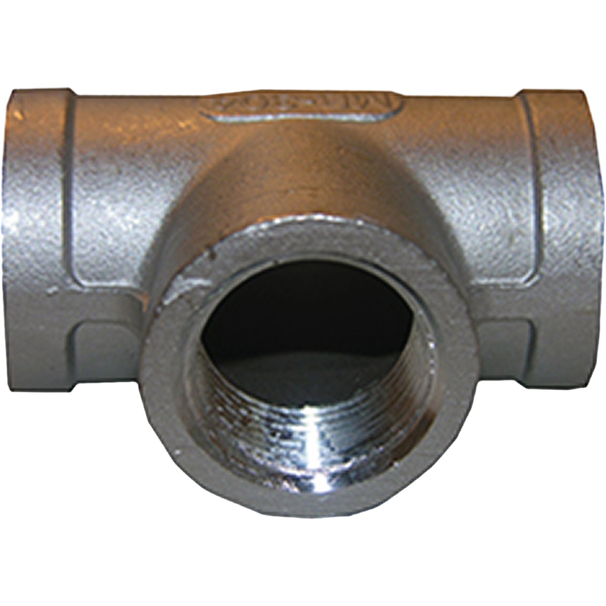 Lasco 1/2 In. Female Iron Pipe Stainless Steel Tee Image 1