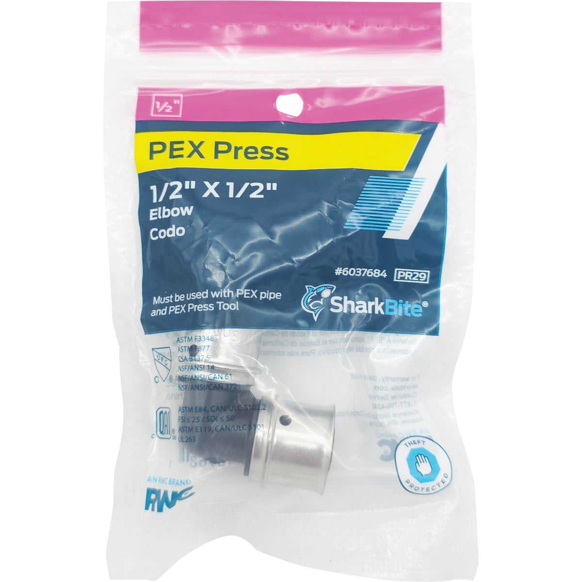 SharkBite 1/2 In. PEX Press Poly Elbow Image 2