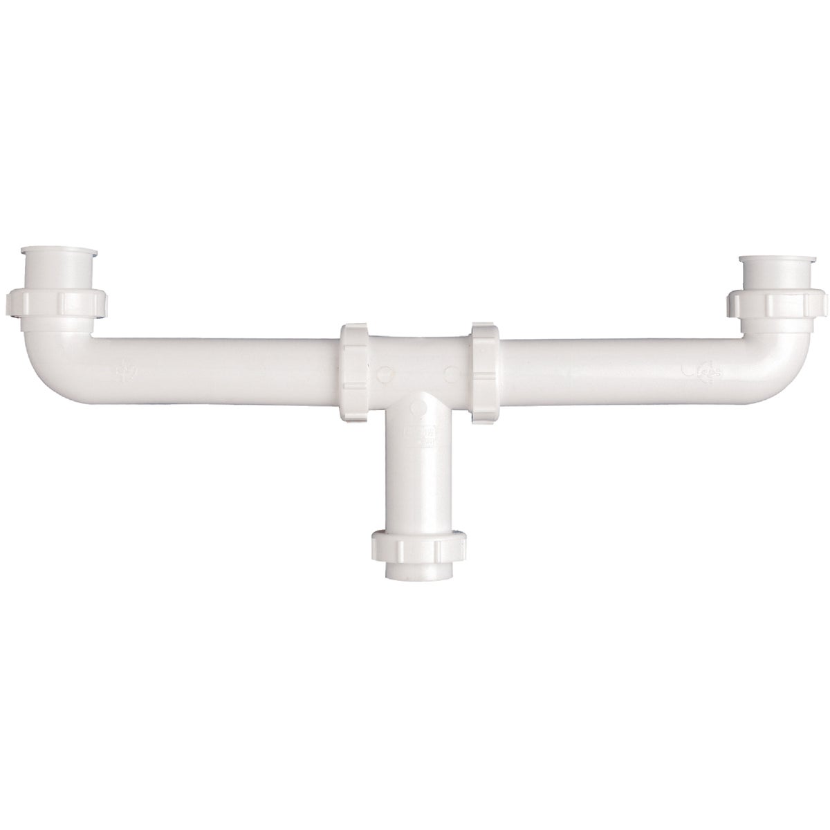 Keeney 1-1/2 In. x 16 In. White Polypropylene Center Outlet Waste