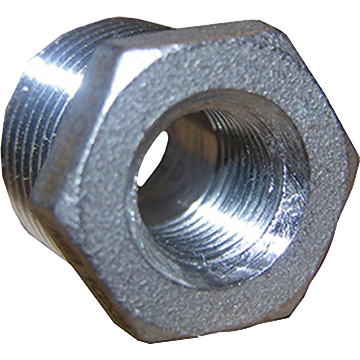Lasco 3/8 In. x Close Male Iron Pipe 301 Stainless Steel Hex Nipple