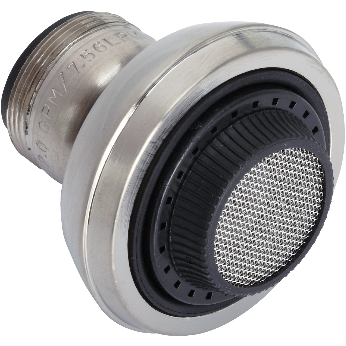 Do it 2.0 GPM Swivel Spray Aerator, Brushed Nickel Image 1