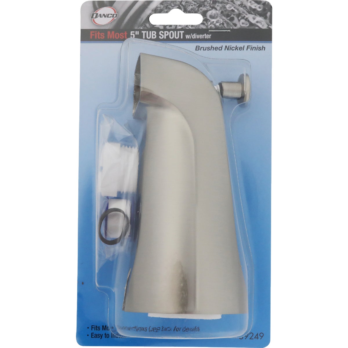 Danco 5 In. Brushed Nickel Bathtub Spout with Diverter Image 6