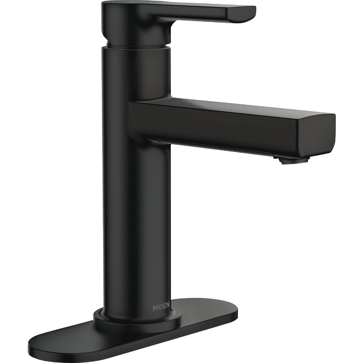 Moen Rinza 1-Handle Lever Centerset Bathroom Faucet, Matte Black