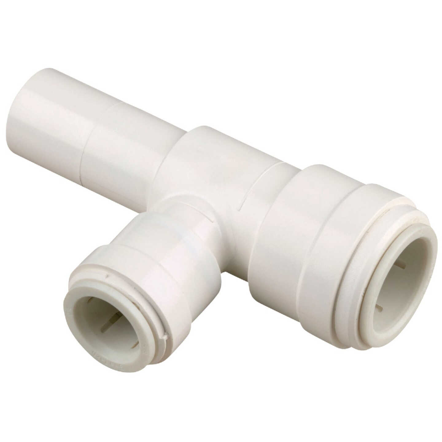Watts 3/8 In. x 3/8 In. x 3/8 In. Stackable Quick Connect Plastic Tee Image 1