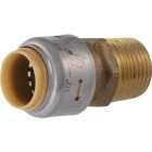SharkBite 1/2 In. x 1/2 In. MNPT Straight Brass Push-to-Connect Male Adapter (4-Pack) Image 7