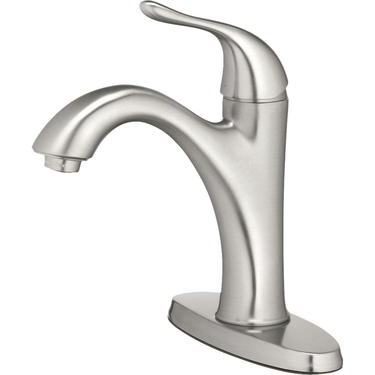 Homepointe Single Zinc Handle Pull Down Kitchen Faucet, Matte Black