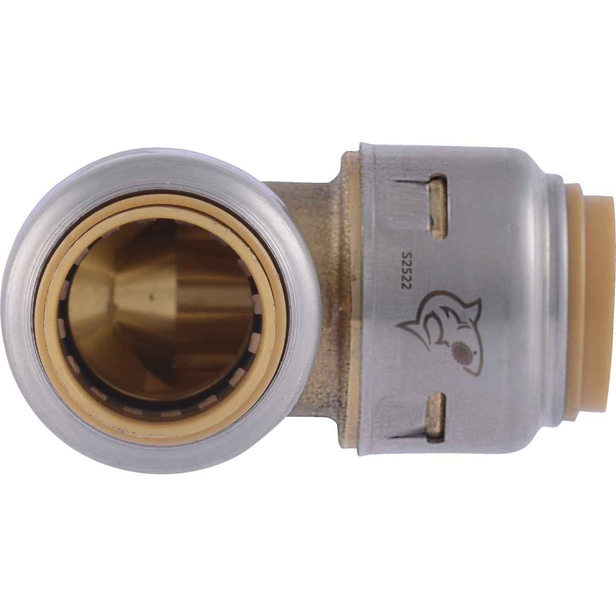 SharkBite 1/2 In. x 1/2 In. 90 Deg. Push-to-Connect Brass Elbow  (1/4 Bend) (4-Pack) Image 6