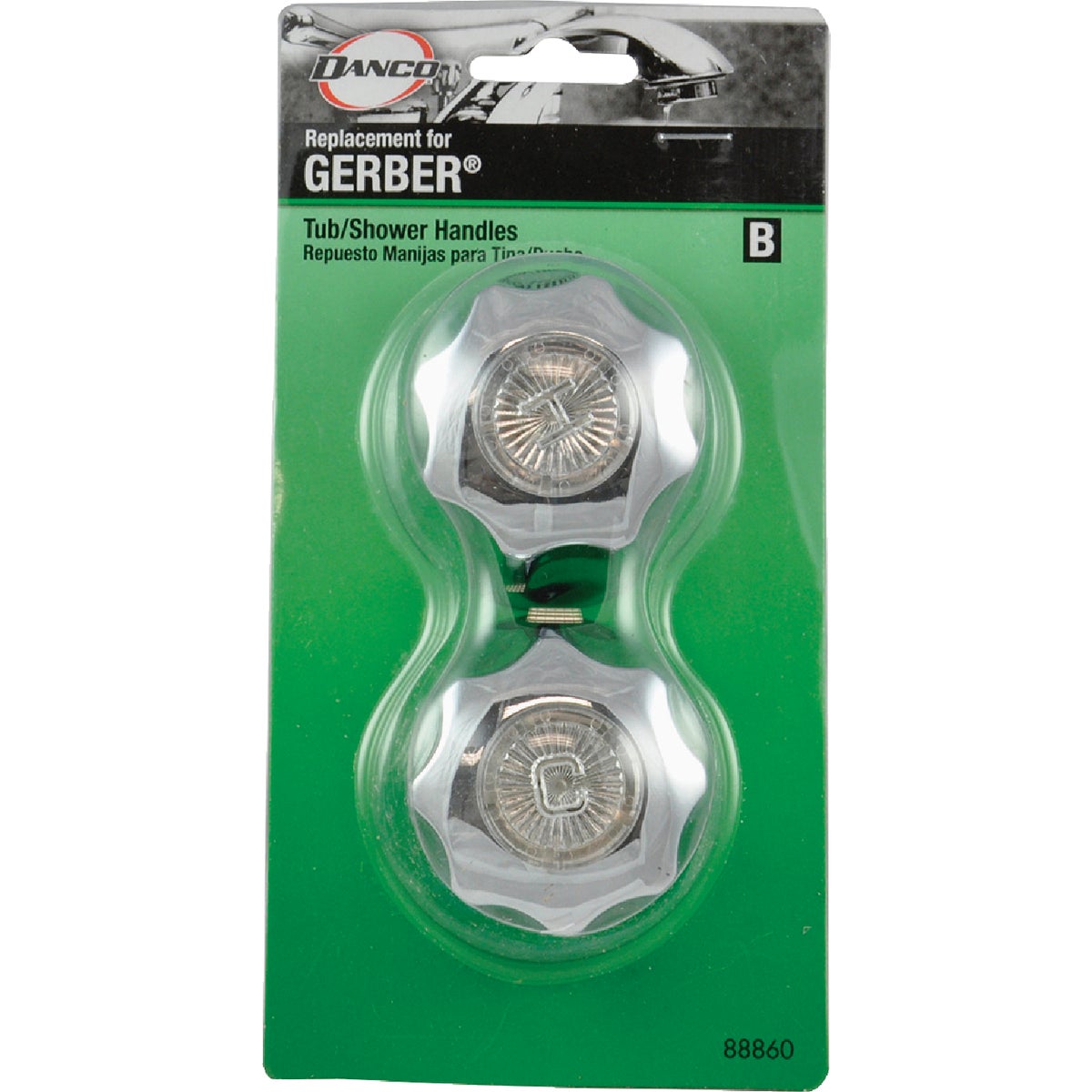 Danco Gerber Tub & Shower Chrome Faucet Handle Image 2