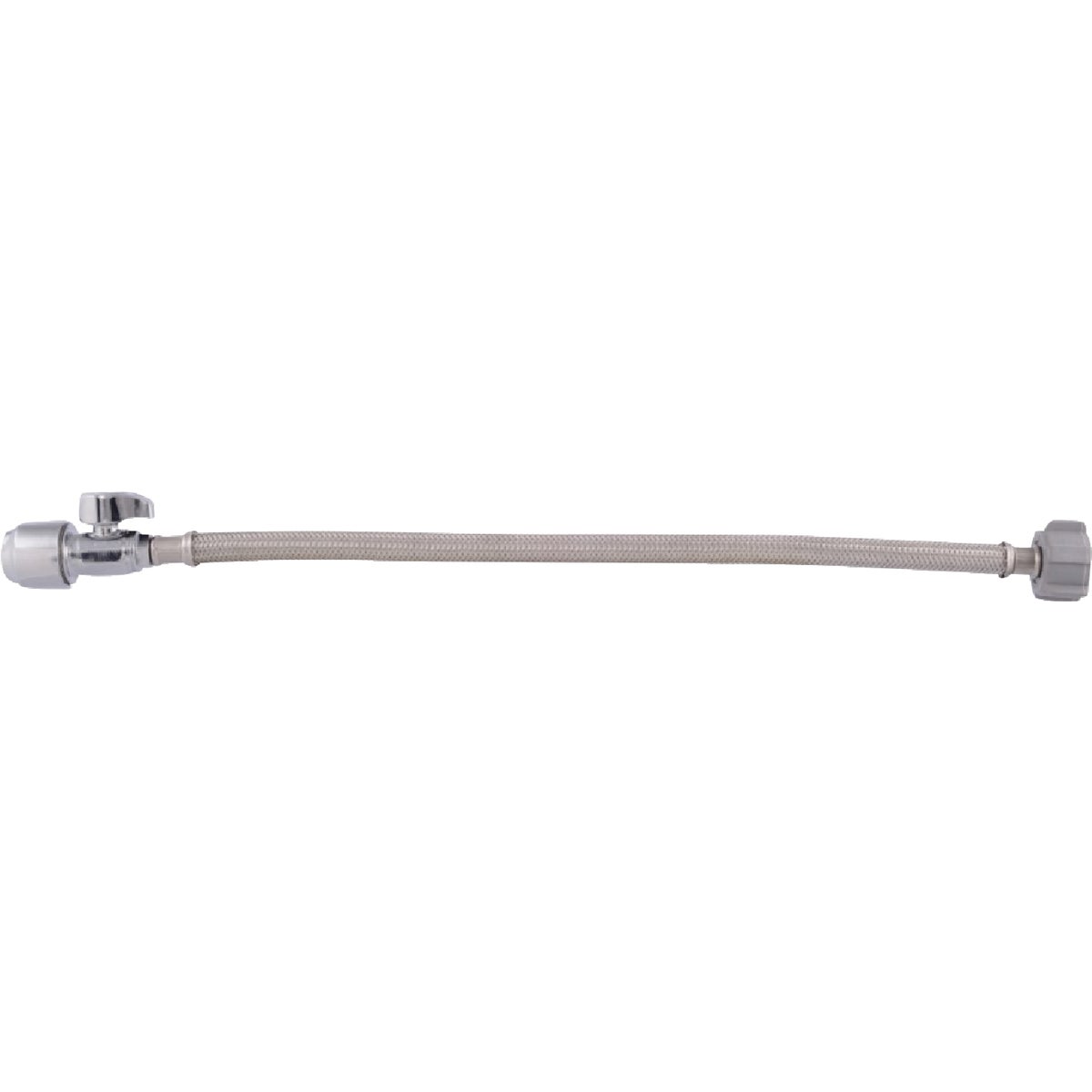 SharkBite 1/2 In. C x 7/8 In. BC x 16 In. L Braided Stainless Steel Toilet Connector Image 6