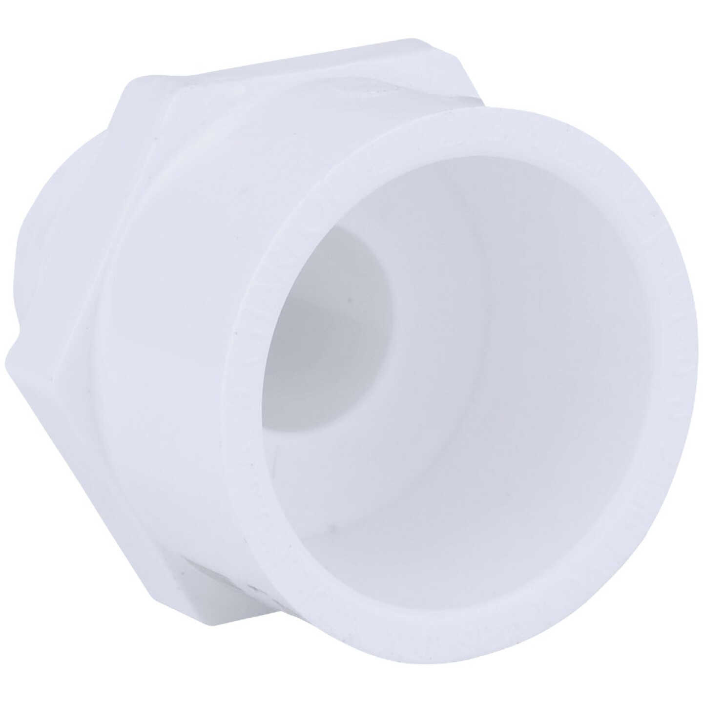 Charlotte Pipe 1-1/2 In. X 2 In. Schedule 40 Male PVC Adapter Image 1