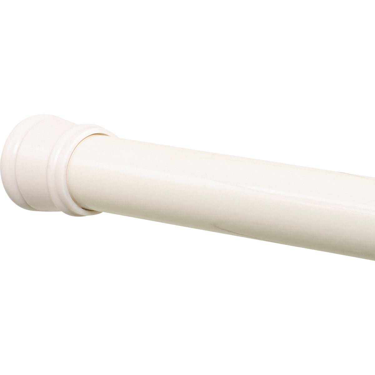 Zenith Zenna Home Straight 42 In. To 72 In. Adjustable Tension Shower Rod in Champaign