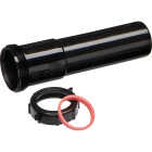 Keeney 1-1/2 In. x 6 In. Black Plastic Slip-Joint Extension Tube Image 1