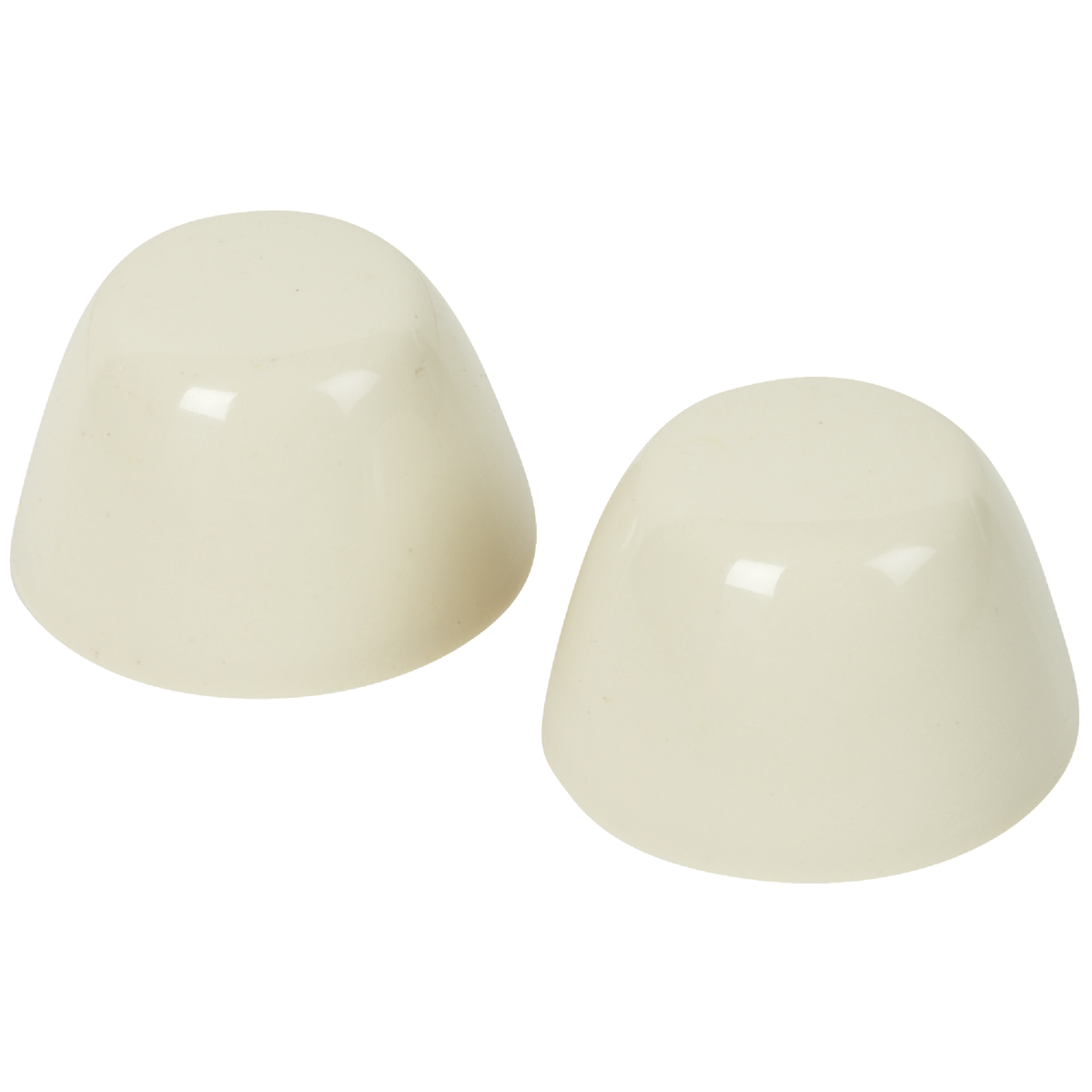 Do it Best Almond Plastic Snap-On Toilet Bolt Caps (2-Count)