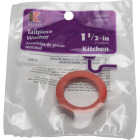 Keeney 1-1/2 In. Clear Poly Slip Joint Washer Image 3