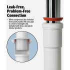 Keeney 1-1/2 In. Clear Poly Slip Joint Washer Image 2