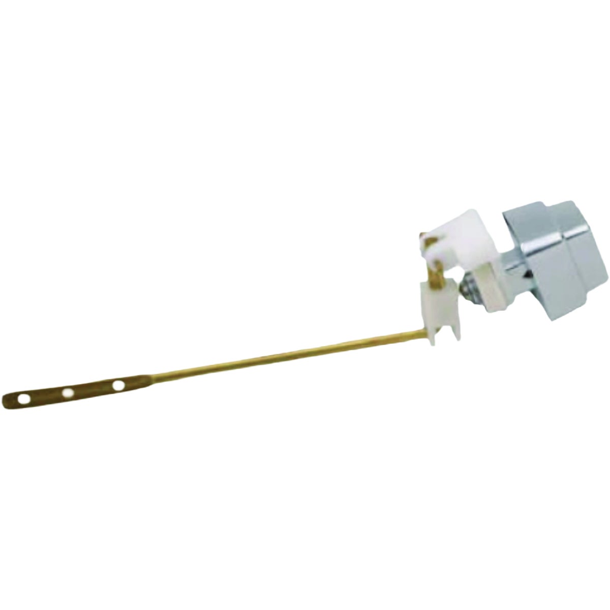 Master Plumber Push-Button Side-Mount Chrome Tank Lever Image 1