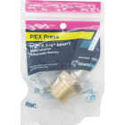 SharkBite 1/2 In. x 3/4 In. MNPT PEX Press Brass Adapter Image 2