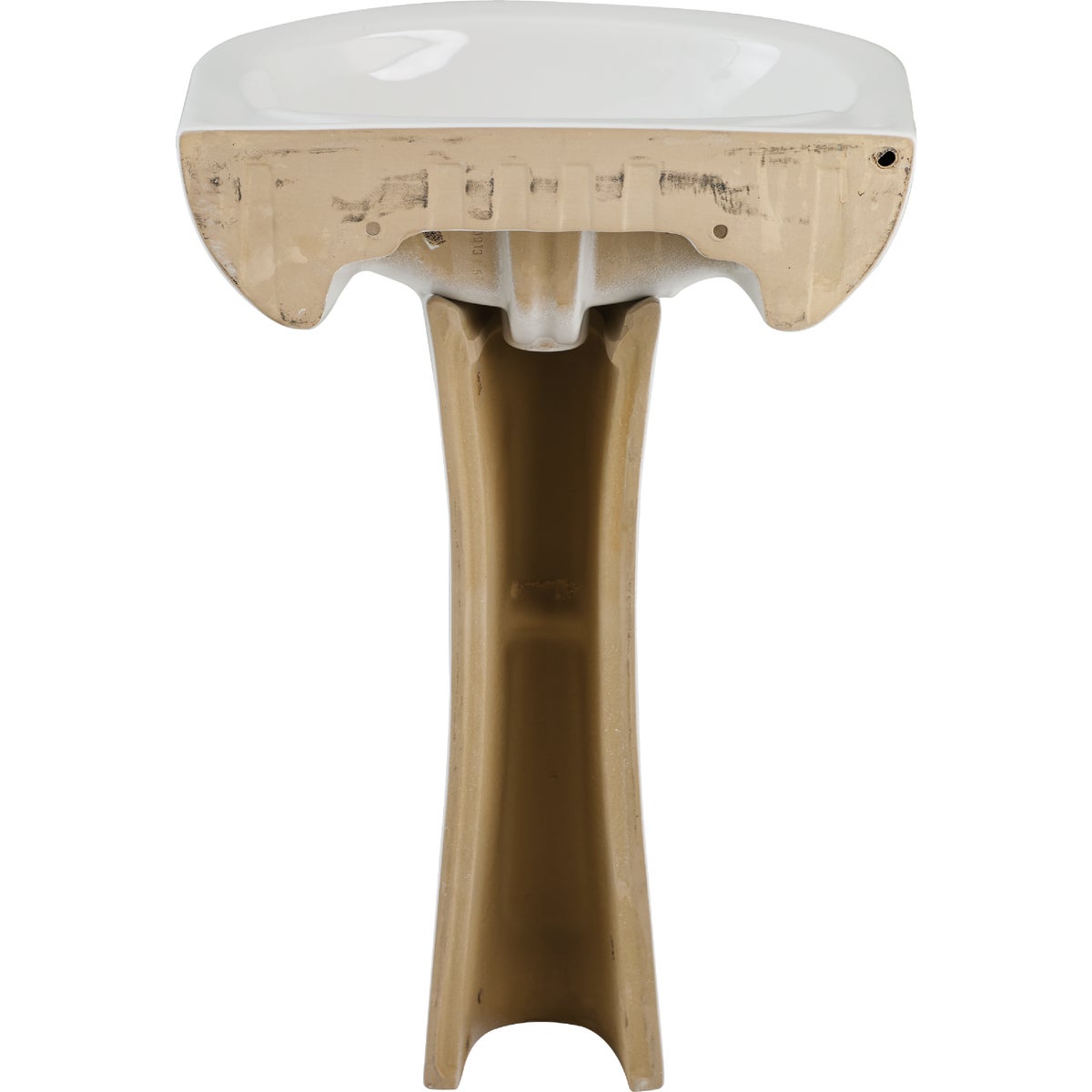 Common Goods Grove 21 In. White Pedestal Sink & Base Image 7
