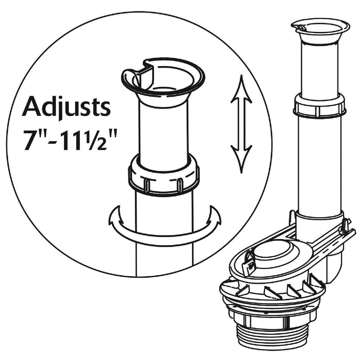 Korky 3 to 5 GPF Flush Valve and Tank To Bowl Gasket Kit Image 4